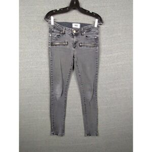 Paige Womens Jeans‎ 27 Gray Denim Skinny Moto Streetwear Grunge Casual Classic